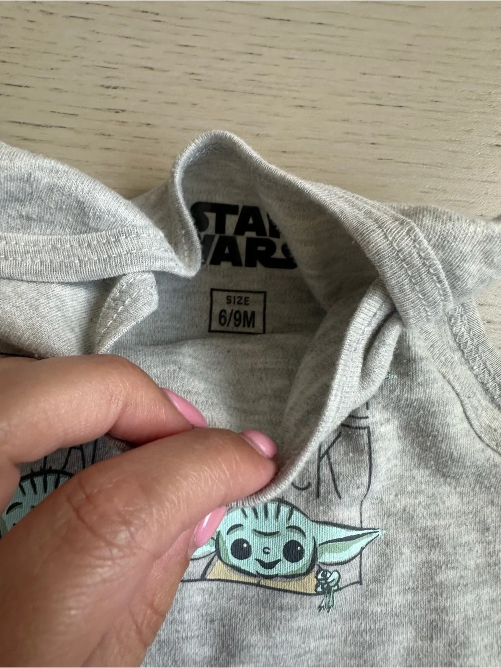 Disney Gray Mickey Baby Romper Set